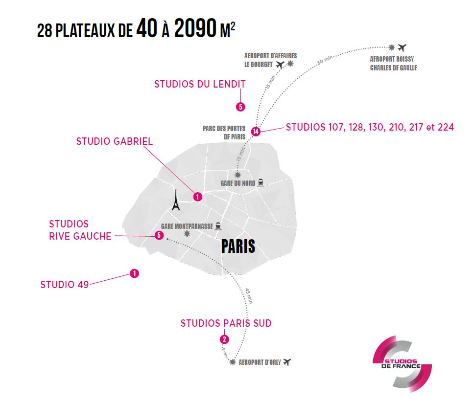 Carte plateaux SDF Paris