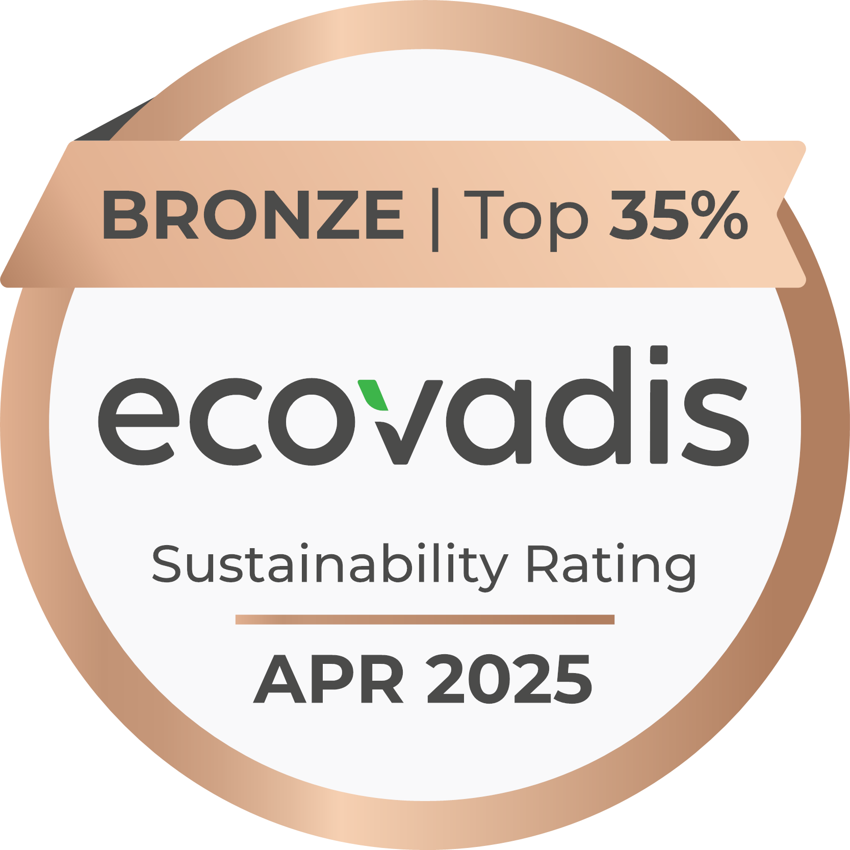 ECOVADIS BRONZE_Top 35%_avr-25