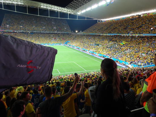AMP VISUAL TV est au Brésil pour participer aux retransmissions de la Coupe du Monde de la FIFA 2014